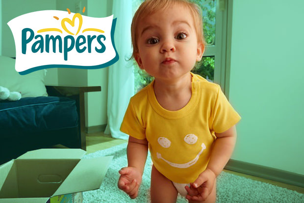 Pampers couche